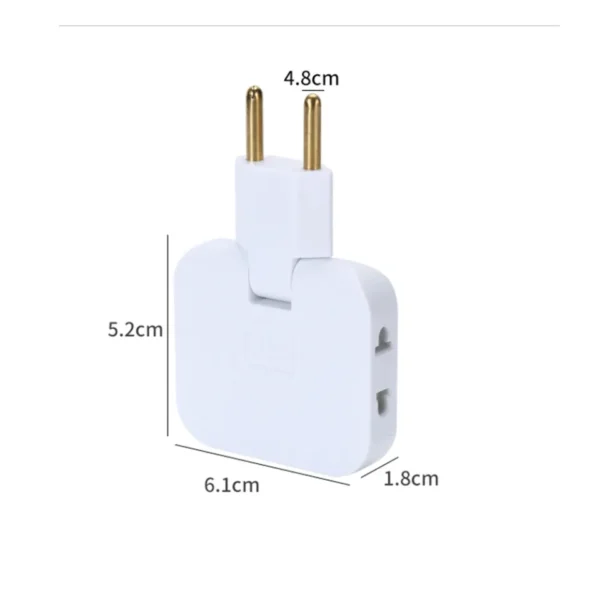 Rotatable Socket Adapter 3 In 1 - Image 4