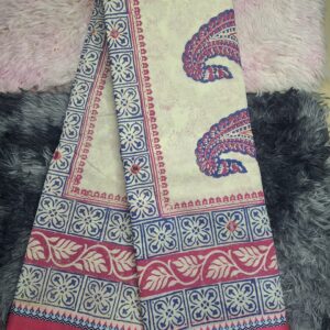 আমাদের এই Royal Blue Soft Silk শাড়িটি আপনার ওয়ার্ডরোবে একটা রাজকীয় সংযোজন হবে!